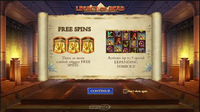 Legacy of Dead Max Win